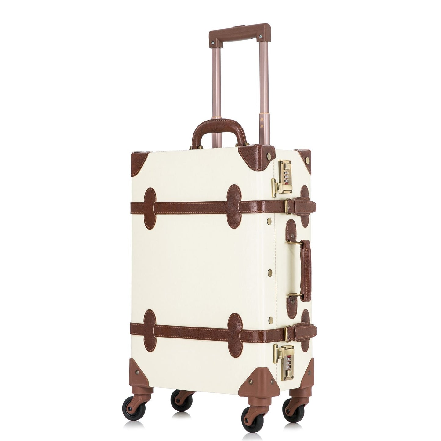 Uniwalker 20" Vintage Luggage - Beige