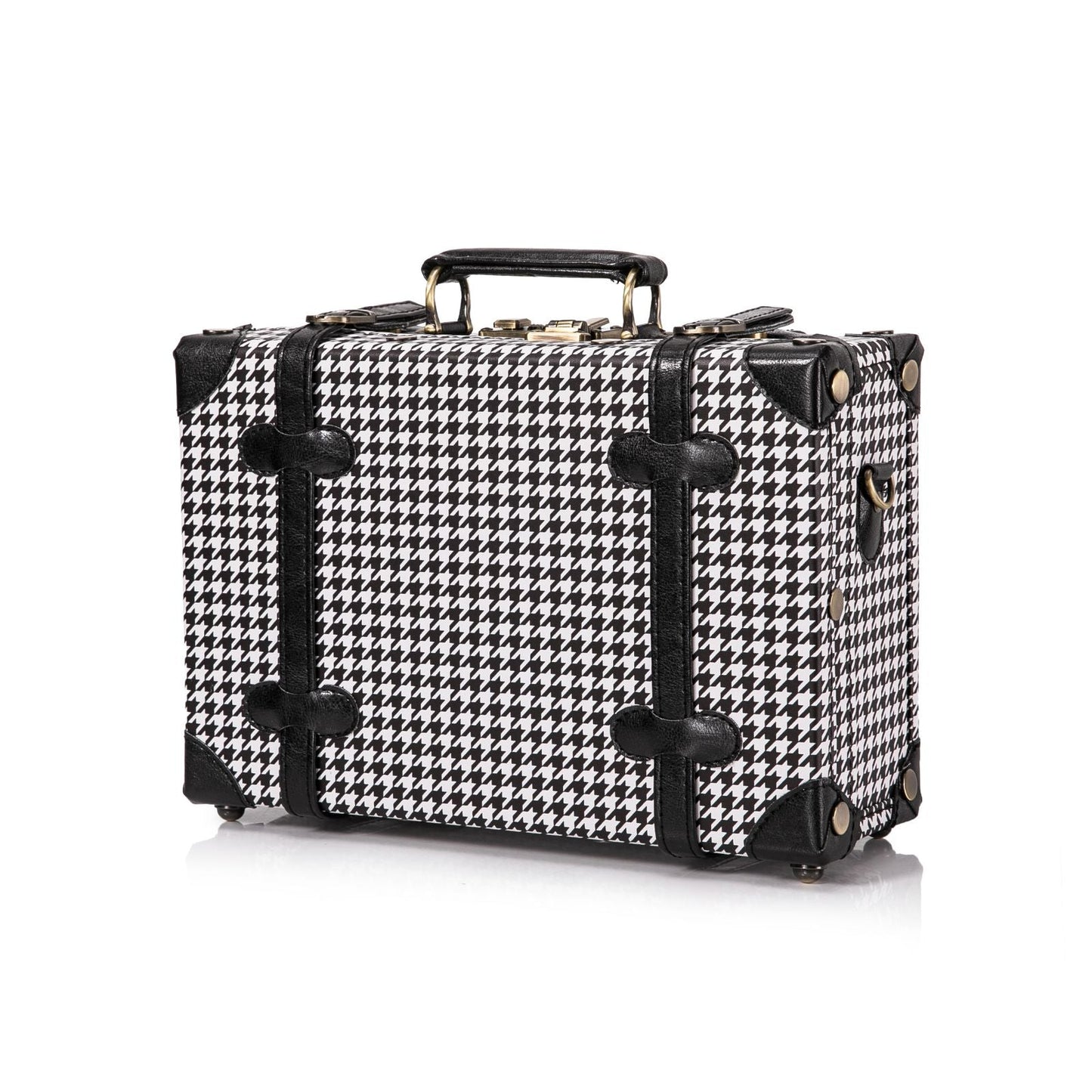 Uniwalker 12" Vintage Luggage - Houndstooth