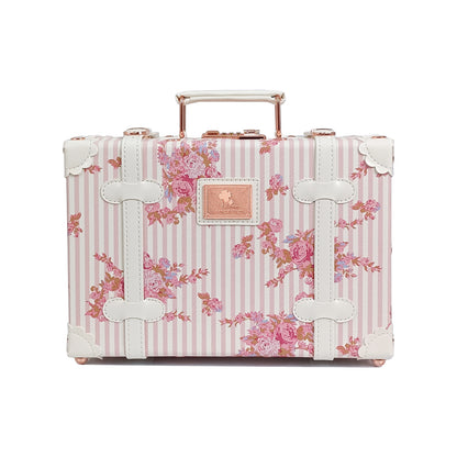 Baby Keepsake Case Handmade Memory Storage Box, Pink Floral, 13''