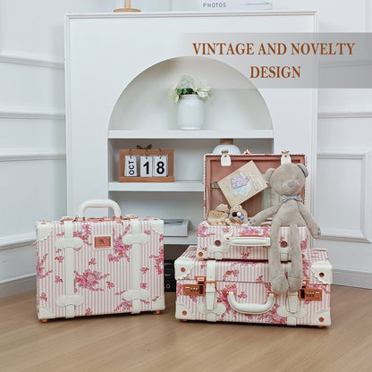 Baby Keepsake Case Handmade Memory Storage Box, Pink Floral, 13''