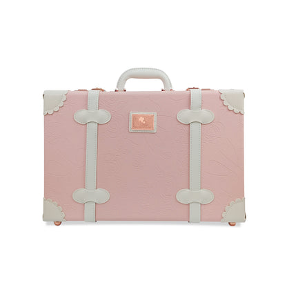 Baby Keepsake Case Handmade Memory Storage Box, Embossed Pink, 18''