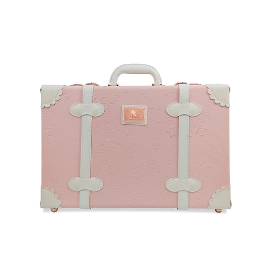 Baby Keepsake Case Handmade Memory Storage Box, Embossed Pink, 18''
