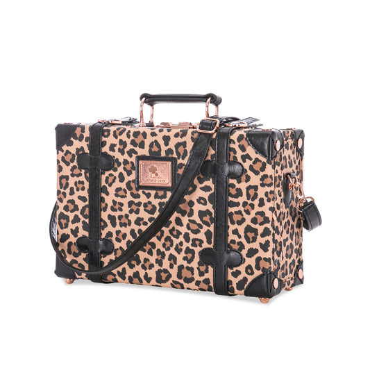 Baby Keepsake Case Handmade Memory Storage Box, Leopard, 13''