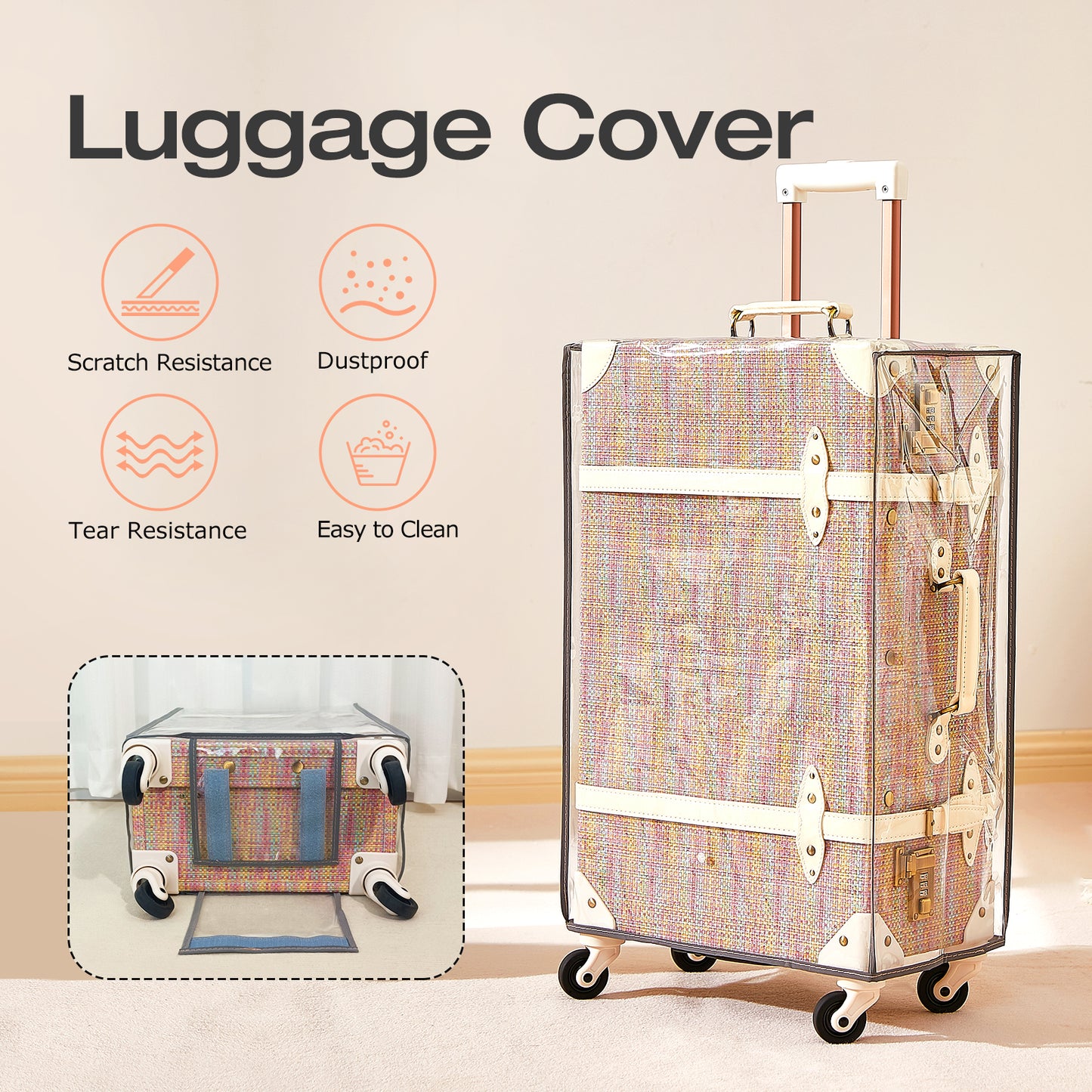 20inch Clear Waterproof Luggage Protector