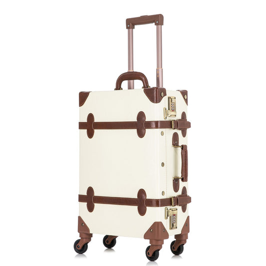 Uniwalker 20"  Vintage Luggage - Beige