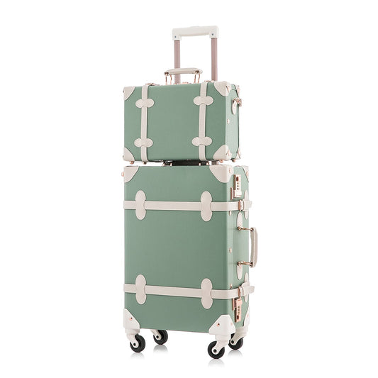 Uniwalker 12"+20" Vintage Luggage - Green