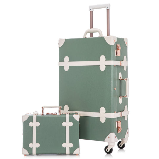 Uniwalker 12"+26" Vintage Luggage - Green