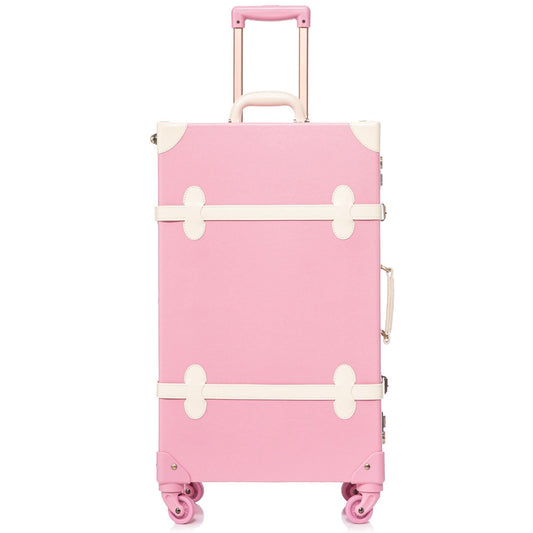 Uniwalker 26"  Vintage Luggage - Pink