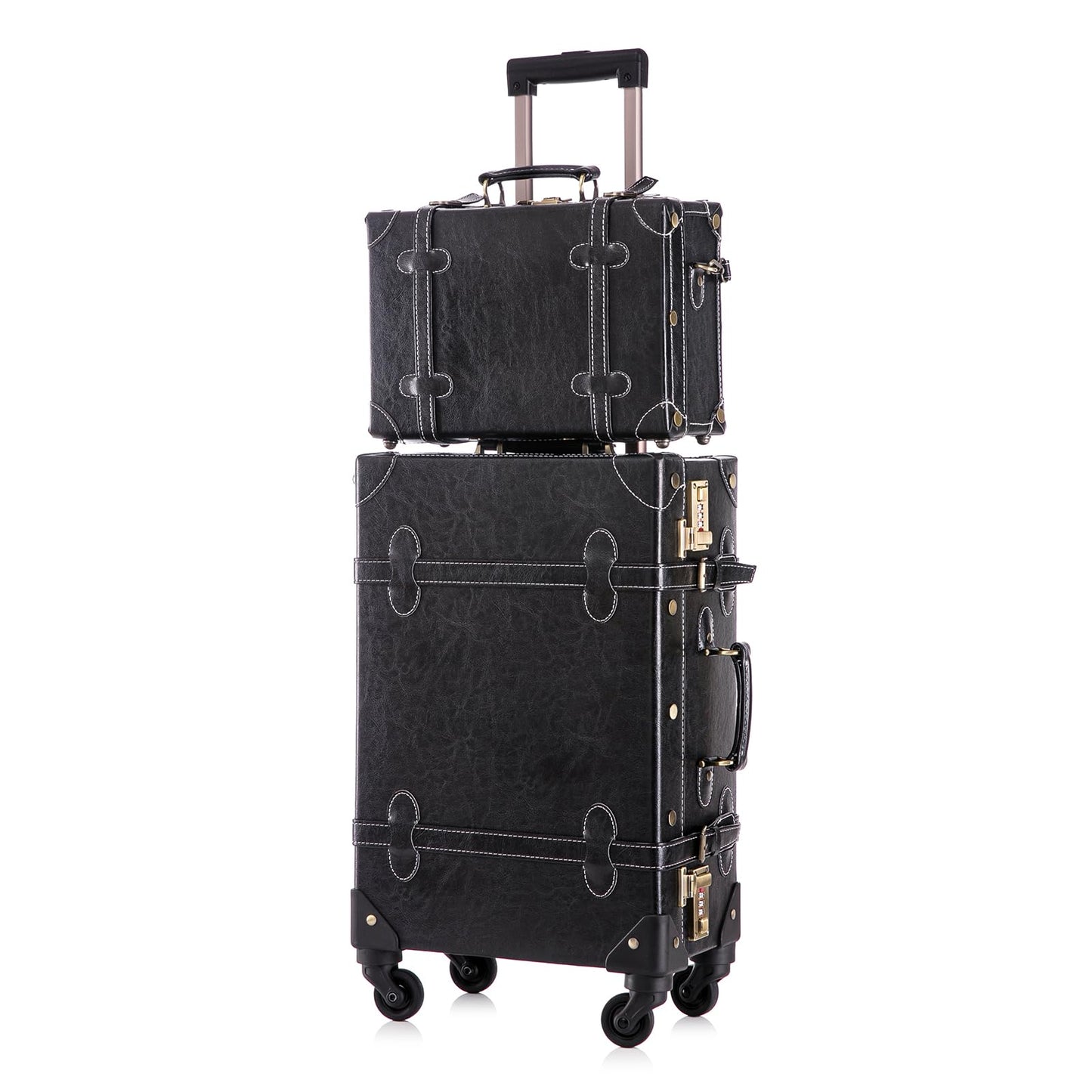 Uniwalker 12"+20" Vintage Luggage - Black