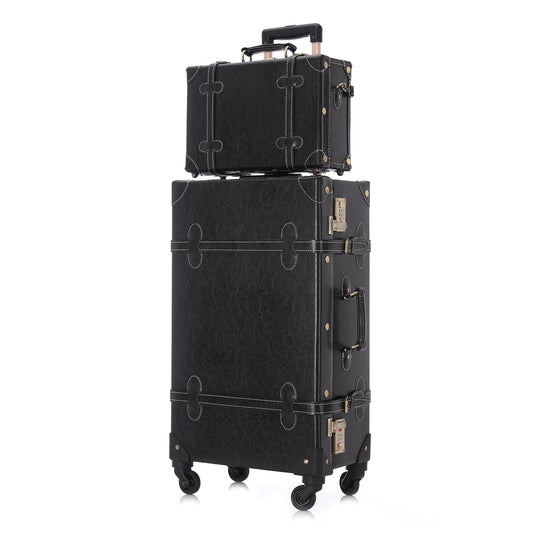 Uniwalker 12"+26" Vintage Luggage - Black