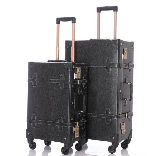 Uniwalker 20"+26" Vintage Luggage - Black