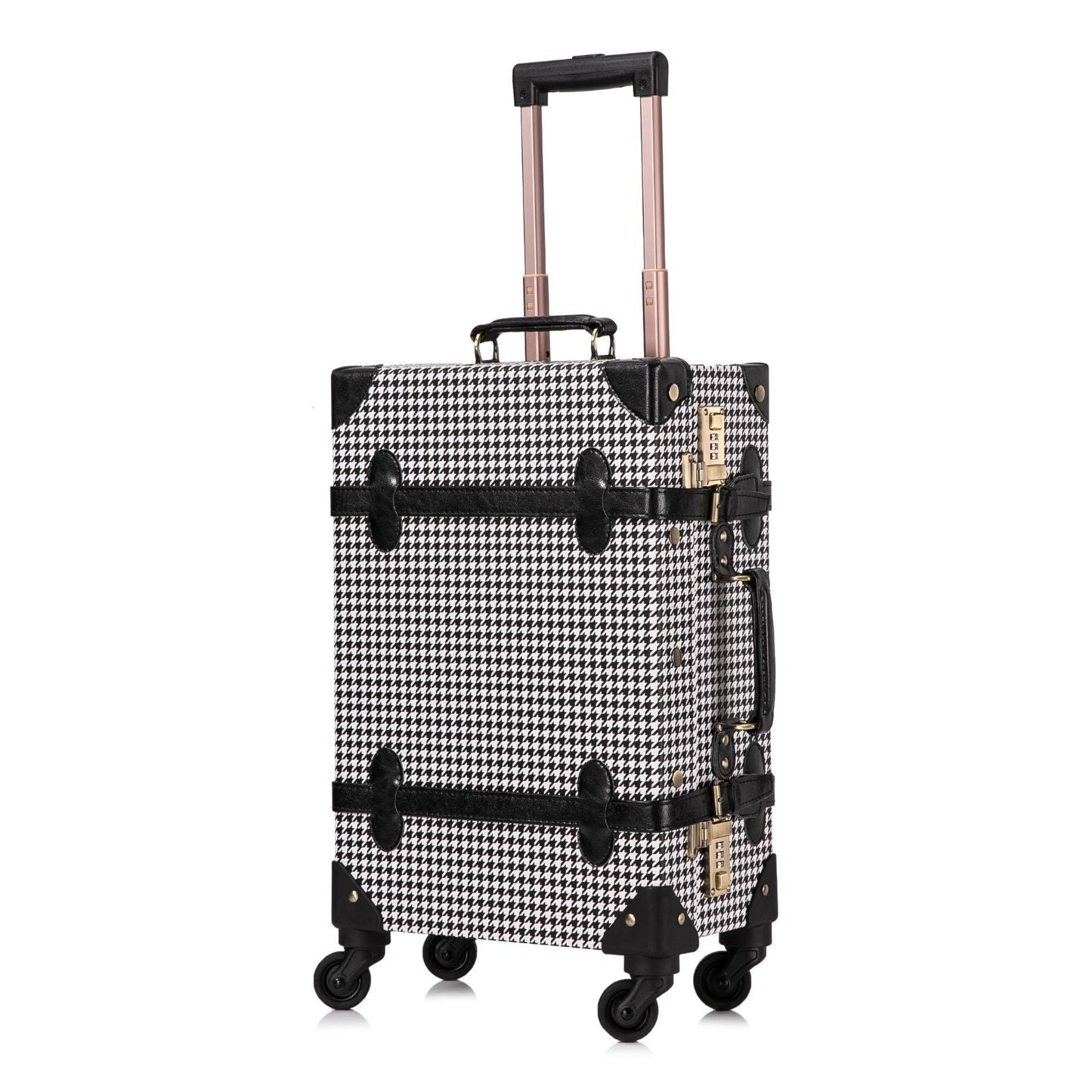 Uniwalker 20"  Vintage Luggage - Houndstooth