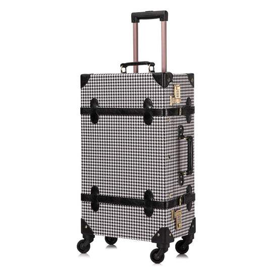 Uniwalker 26"  Vintage Luggage - Houndstooth