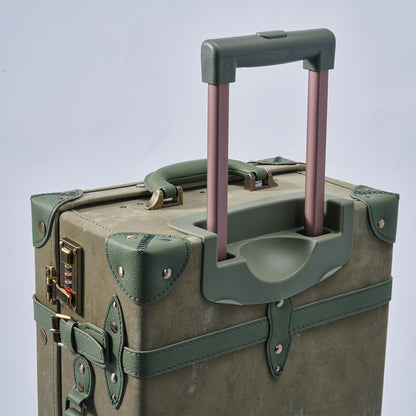 UNIWALKER Vintage Luggage Set, Emerald Green