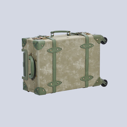 UNIWALKER Vintage Luggage Set, Moss Green
