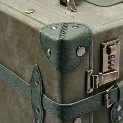 UNIWALKER Vintage Luggage Set, Emerald Green