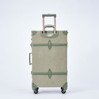 UNIWALKER Vintage Luggage Set, Moss Green
