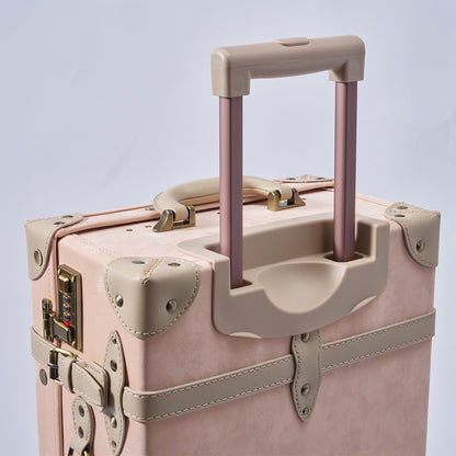 UNIWALKER Vintage Luggage Set, Velvet Pink