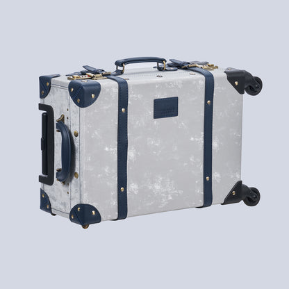 UNIWALKER Vintage Suitcase Set, Silver Grey